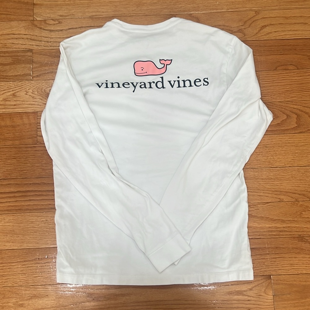 Vineyard Vines White Long Sleeve Shirt - Picture 7 of 8
